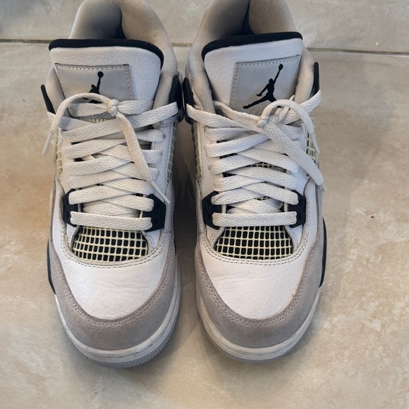 Jordan Big Kids Retro 4 Military Black Sneakers
